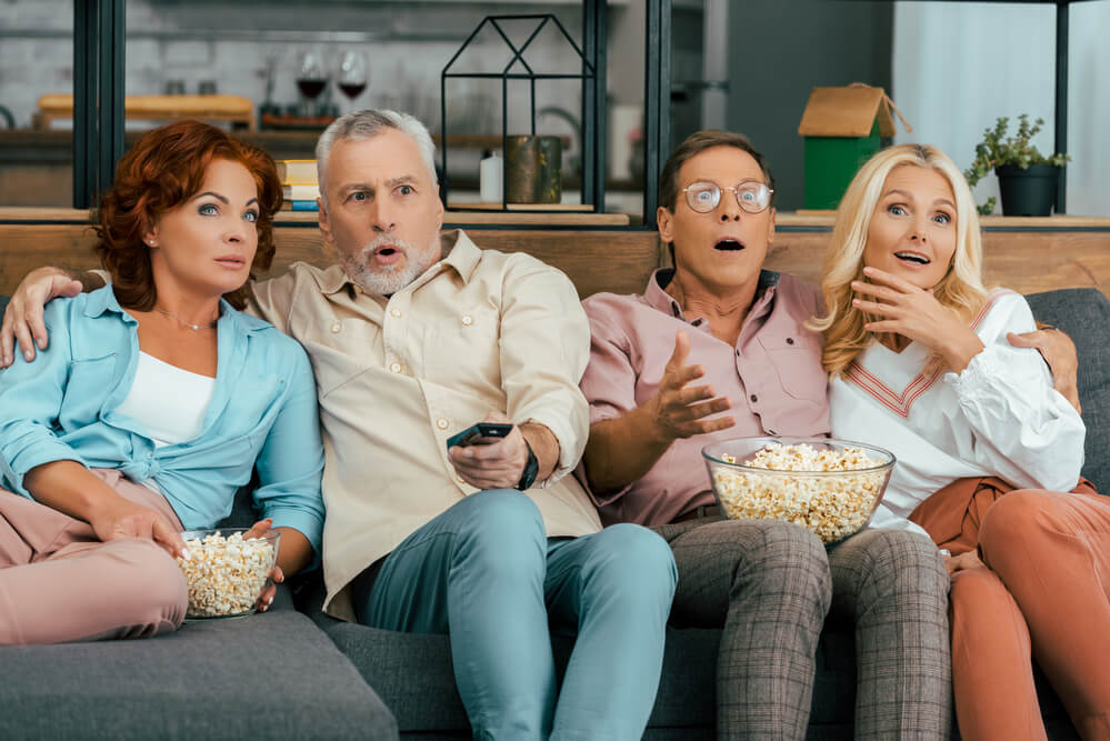 SWITCH'D ON: watching the new DStv channel introduced by DStv to deal with load-shedding.